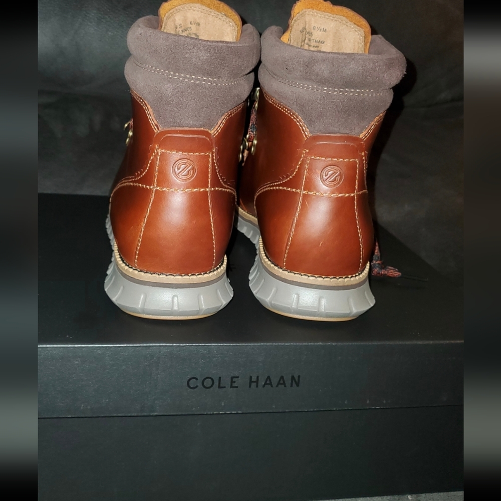 Cole Haan Genuine Leather Waterproof Hiking Boots - Picture 11 of 16